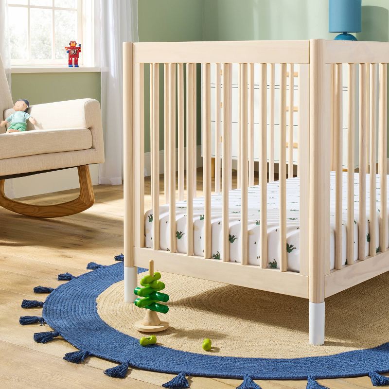 slide 2 of 4, Cotton Fitted Crib Sheet - Dragons - Cloud Island™, 1 ct