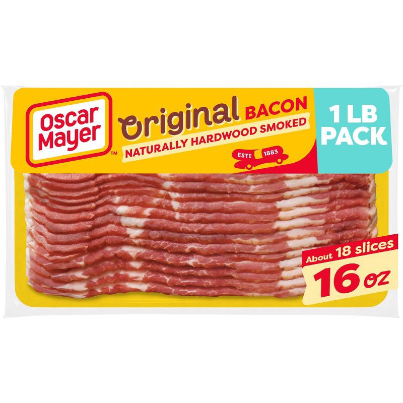 slide 1 of 9, Oscar Mayer Bacon - 16oz, 16 oz