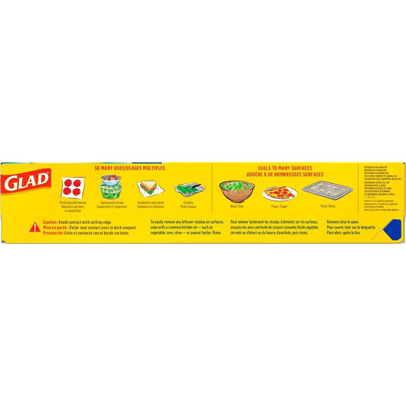 slide 9 of 14, Glad Press'N Seal - 50 sq ft, 50 sq ft