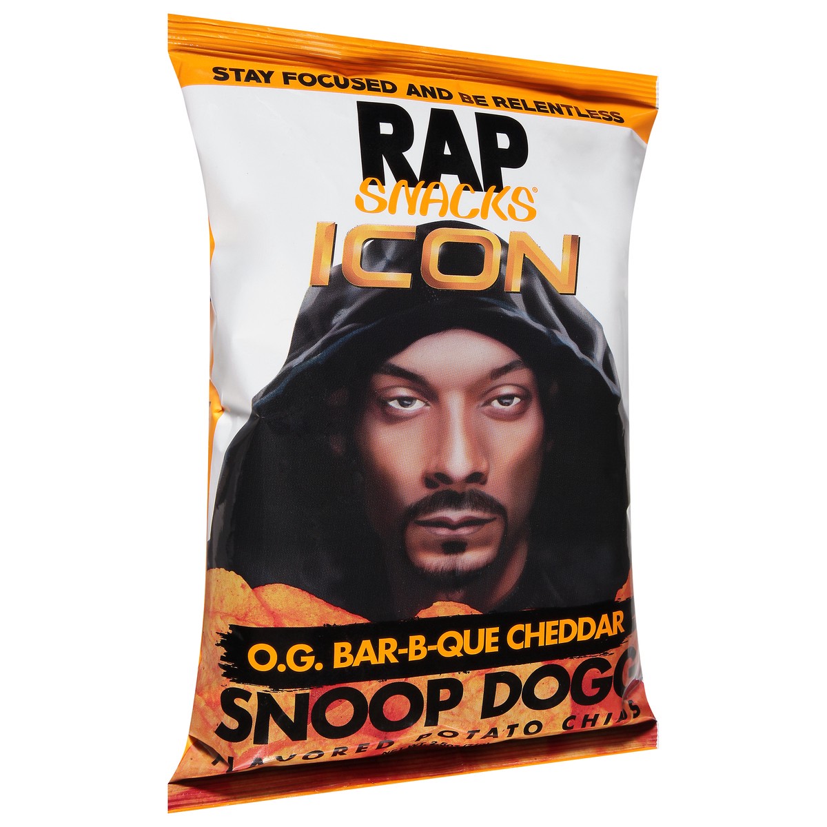 slide 2 of 9, Rap Snacks Snoop Dogg Bar-B-Que Cheddar Potato Chips 2.5 oz, 2.5 oz