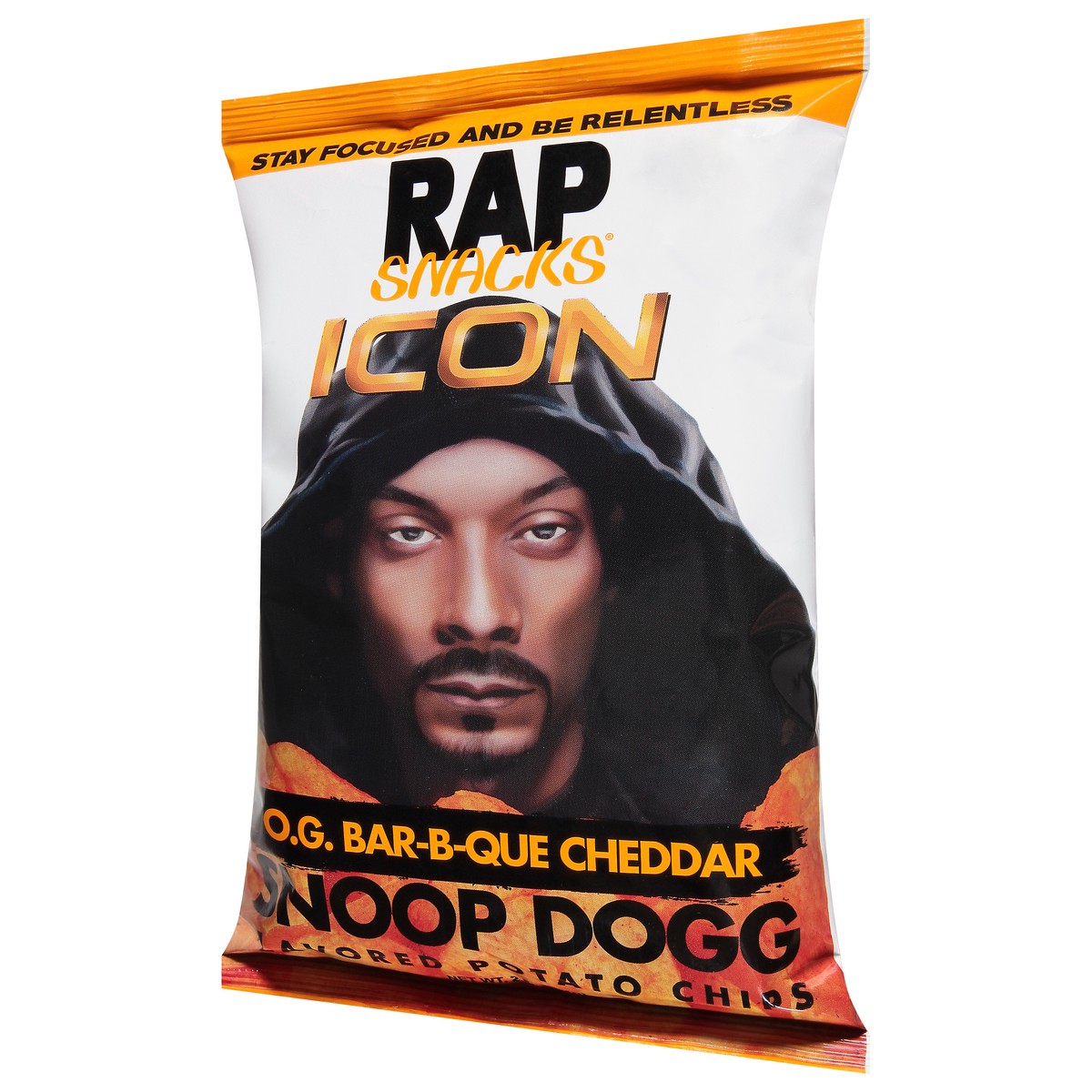 slide 4 of 9, Rap Snacks Snoop Dogg Bar-B-Que Cheddar Potato Chips 2.5 oz, 2.5 oz
