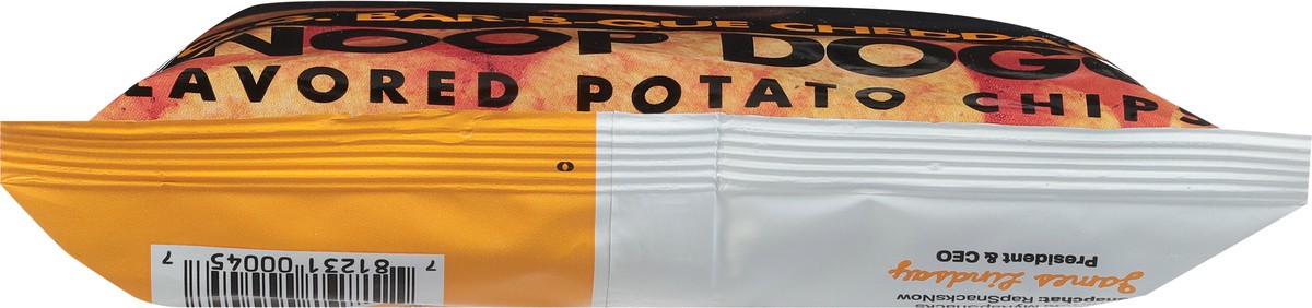 slide 9 of 9, Rap Snacks Snoop Dogg Bar-B-Que Cheddar Potato Chips 2.5 oz, 2.5 oz