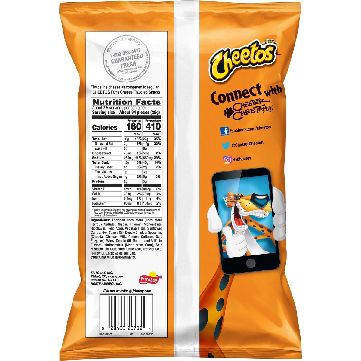 slide 7 of 7, Cheetos Cheese Flavored Snacks, 2.62 oz