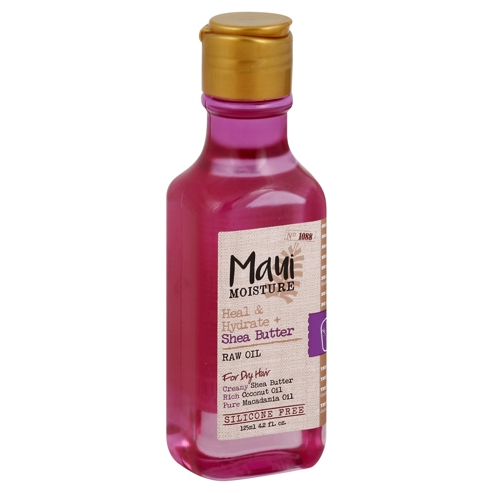 slide 1 of 1, Maui Moisture Oil For Dry, Damaged Hair Shea Butter Raw, 4.2 oz