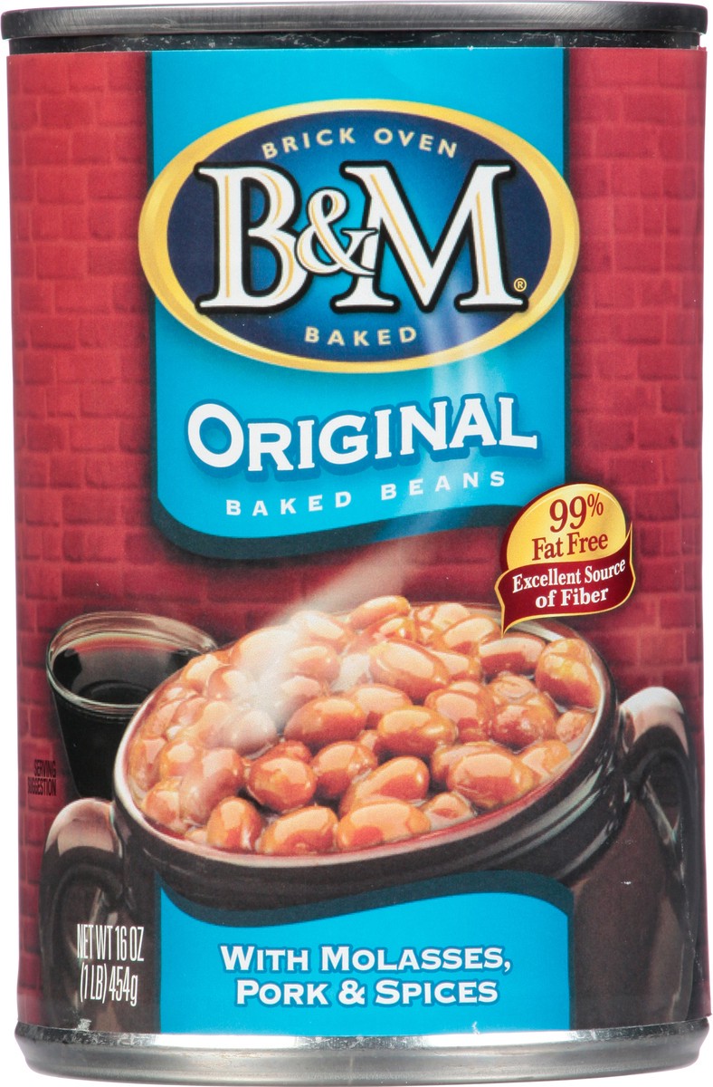 slide 1 of 7, B&M Original Baked Beans, 16 oz