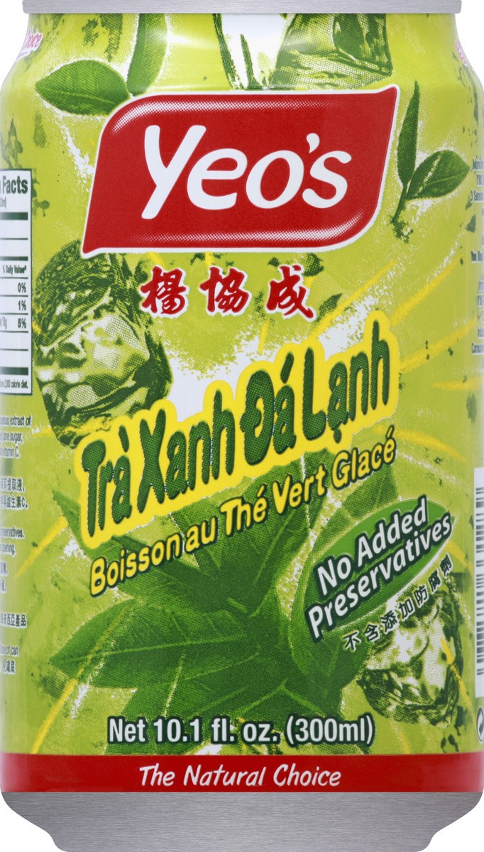 slide 6 of 6, Yeo's Green Tea Drink 10.1 oz, 10.1 oz