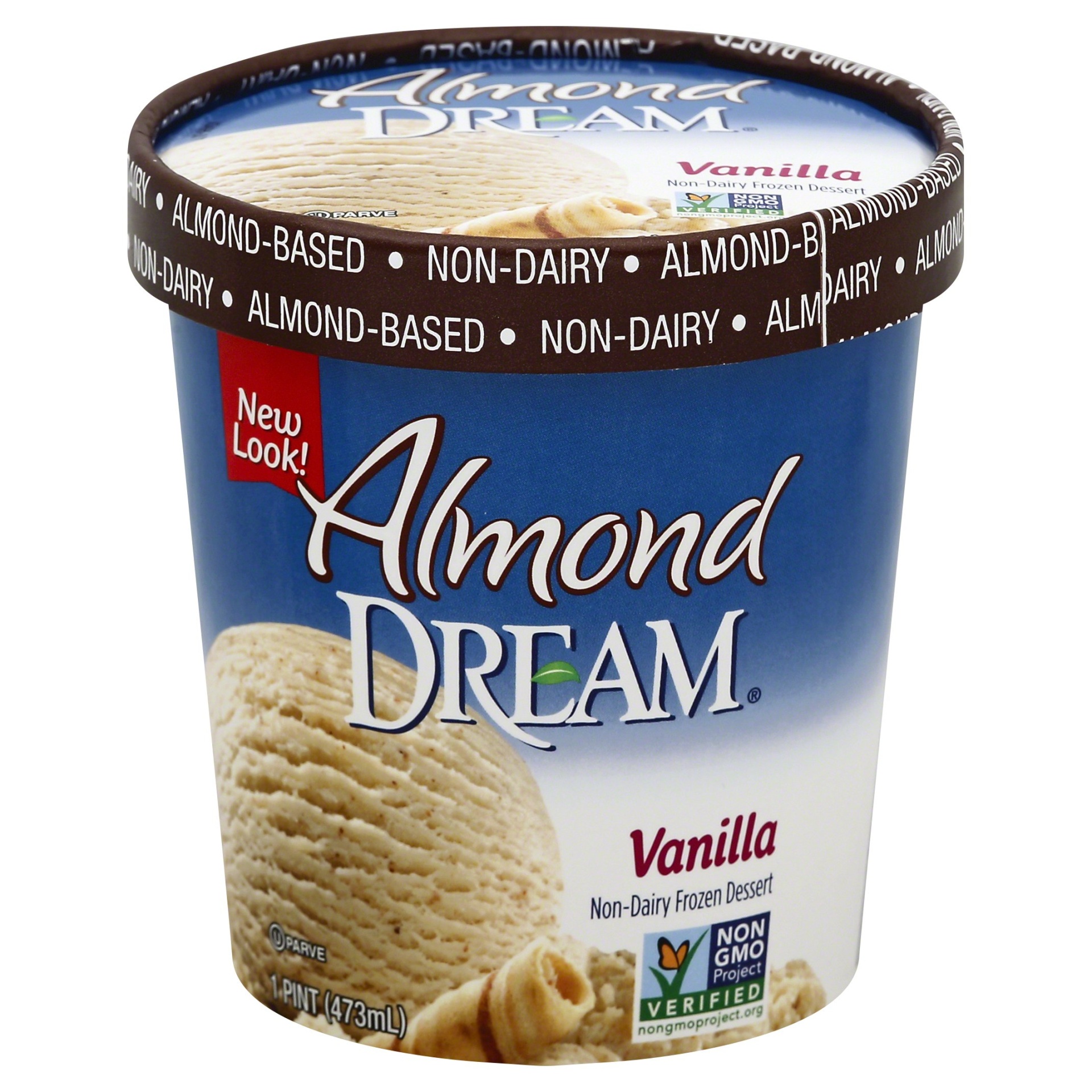 slide 1 of 3, Almond Dream Non-Dairy Vanilla Frozen Dessert, 16 fl oz