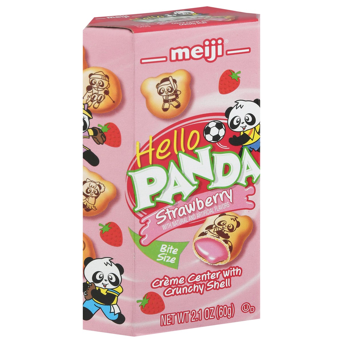 slide 5 of 13, Hello Panda Bite Size Strawberry Cookies 2.1 oz, 2.1 oz