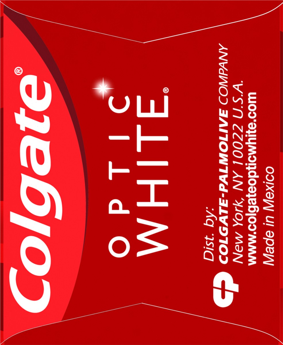 slide 2 of 7, Colgate Optic White Advanced Teeth Whitening Toothpaste, Sparkling White, 3.2 oz