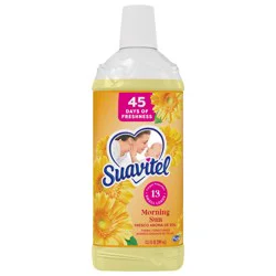 Suavitel Fabric Conditioner, Liquid Fabric Softener, 45 Days of Freshness, HE Compatible, 13 Small Loads, Morning Sun Scent, 13.5 fl Oz. Bottle