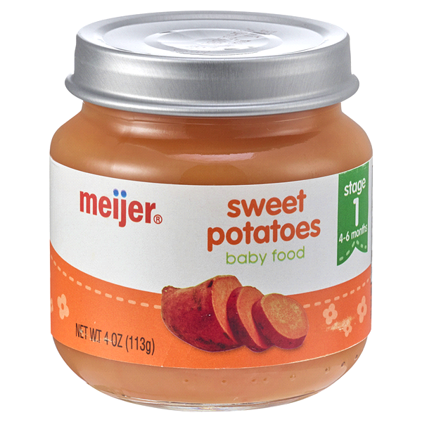 slide 1 of 1, Meijer Baby Food Sweet Potato Jar, 4 oz