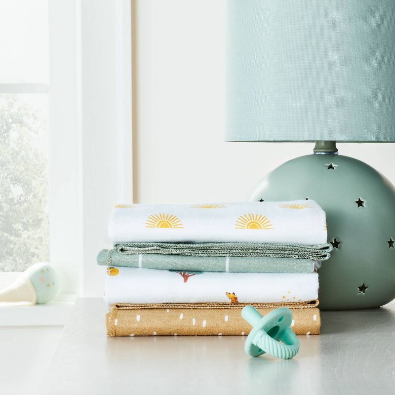 slide 2 of 4, Flannel Baby Blanket - Safari Suns - Cloud Island™, 1 ct