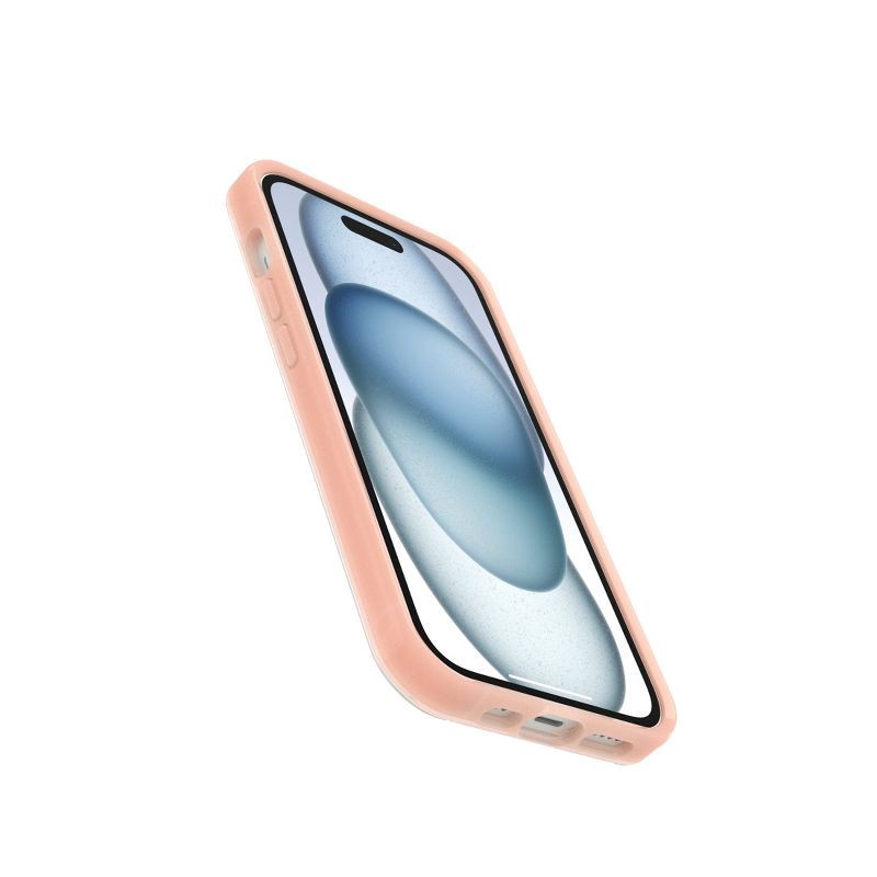 slide 5 of 8, OtterBox iPhone 16e/iPhone 15/iPhone 14/iPhone 13 Symmetry Series for MagSafe Case - Peachy Bloom: Abstract Design, 1 ct