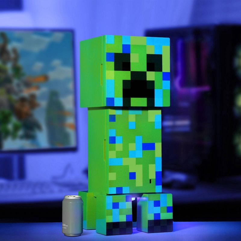 slide 3 of 8, Minecraft Charged Creeper Figural Mini Fridge, 1 ct
