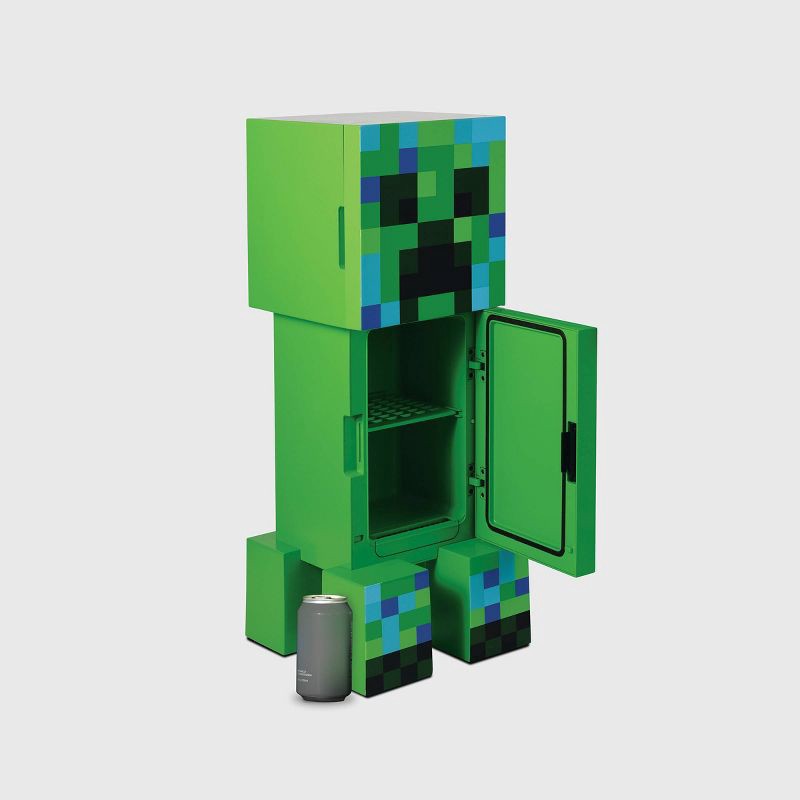 slide 7 of 8, Minecraft Charged Creeper Figural Mini Fridge, 1 ct