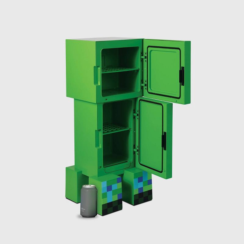 slide 8 of 8, Minecraft Charged Creeper Figural Mini Fridge, 1 ct