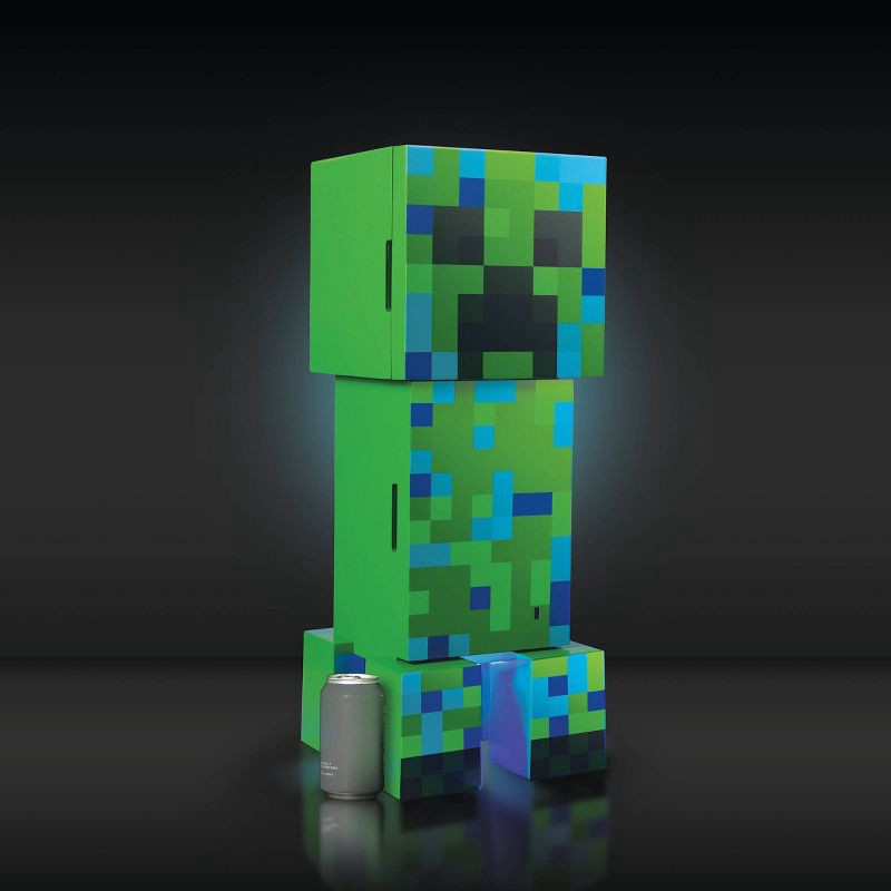slide 1 of 8, Minecraft Charged Creeper Figural Mini Fridge, 1 ct