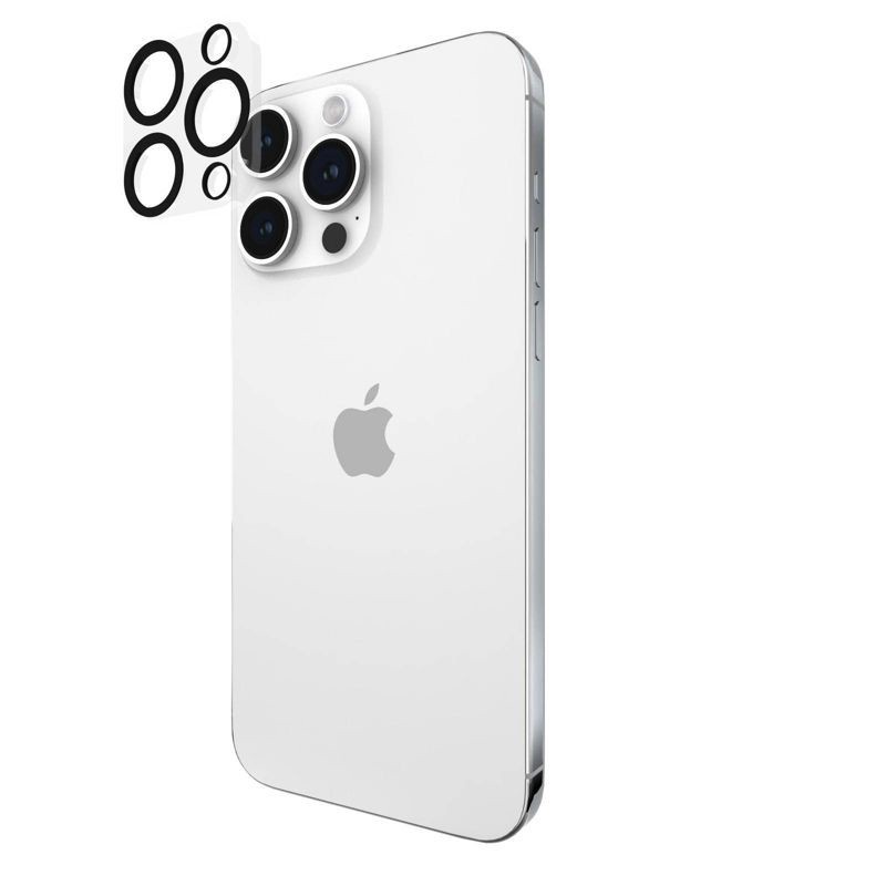 slide 4 of 4, Case-Mate Apple iPhone 15 Pro/iPhone 15 Pro Max Lens Protector - Clear, 1 ct