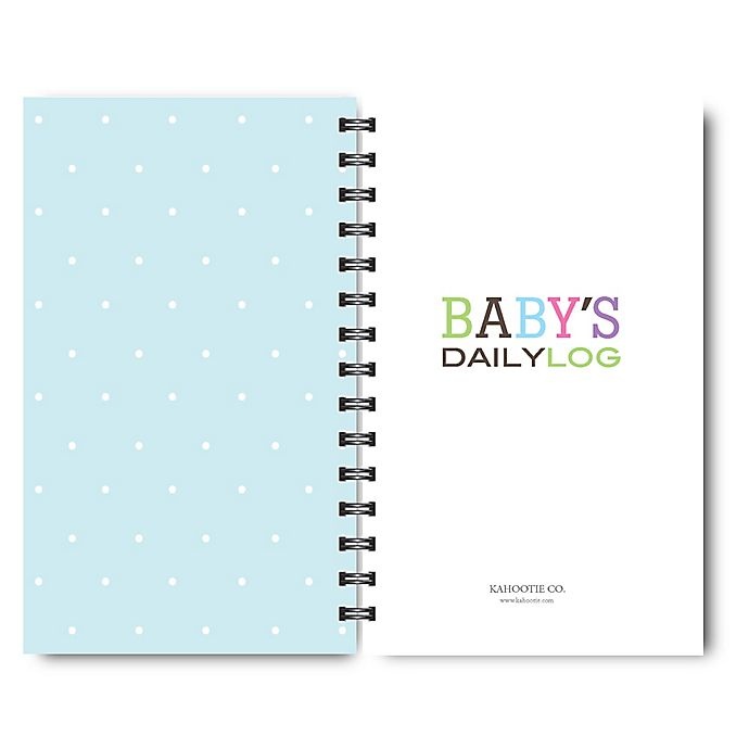 slide 2 of 5, Kahootie Co Baby's Daily Log Notebook - Brown, 1 ct