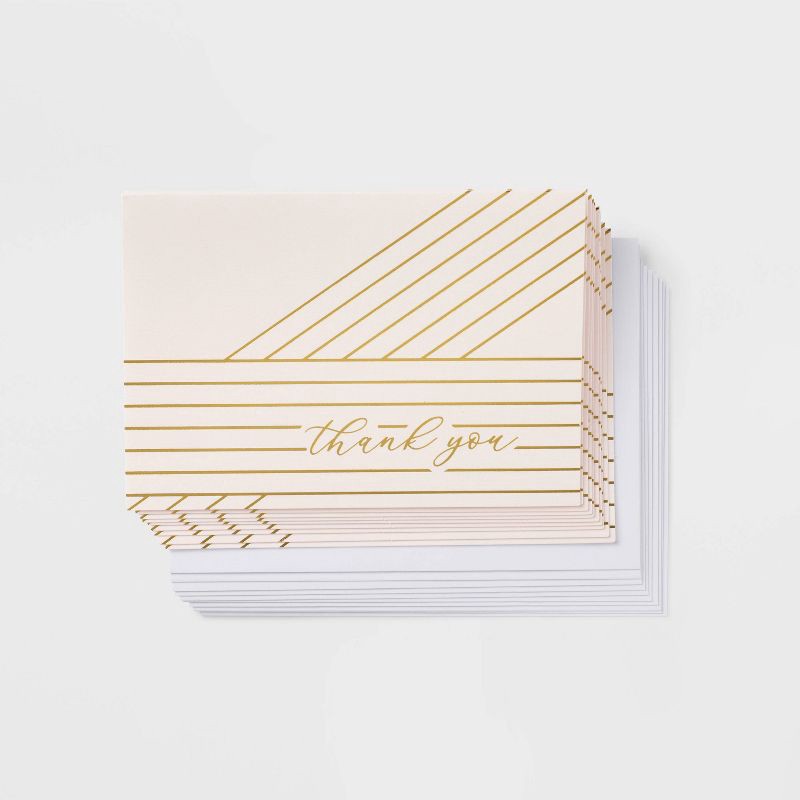 slide 1 of 3, 10ct Wedding Geo Cards - Spritz™, 10 ct