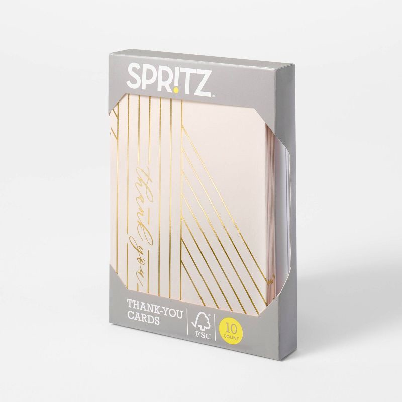 slide 3 of 3, 10ct Wedding Geo Cards - Spritz™, 10 ct