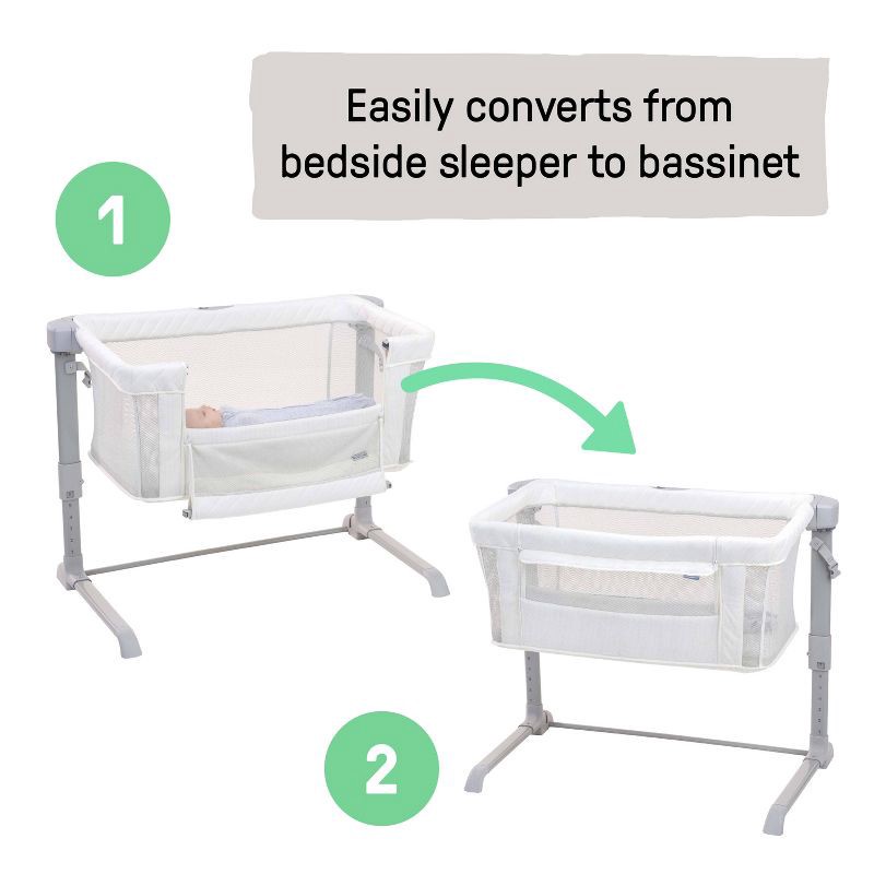 slide 7 of 14, SwaddleMe DreamSecure 2-in-1 Co-Sleeping Bassinet with SwaddleMe Pod - 0-5Months - Cream, 1 ct