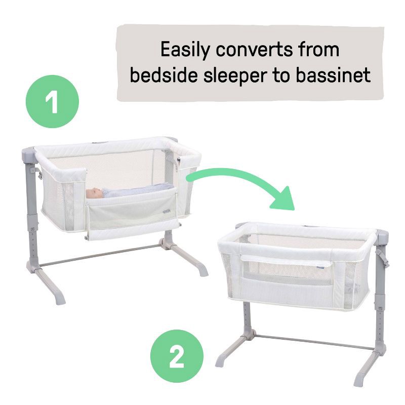 slide 6 of 14, SwaddleMe DreamSecure 2-in-1 Co-Sleeping Bassinet with SwaddleMe Pod - 0-5Months - Cream, 1 ct