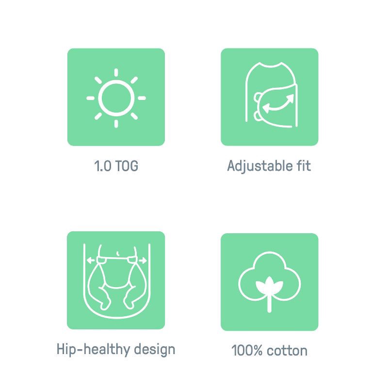 slide 3 of 15, SwaddleMe by Ingenuity Arms Free Convertible Swaddle Wrap - Happy Elephants, 1 ct