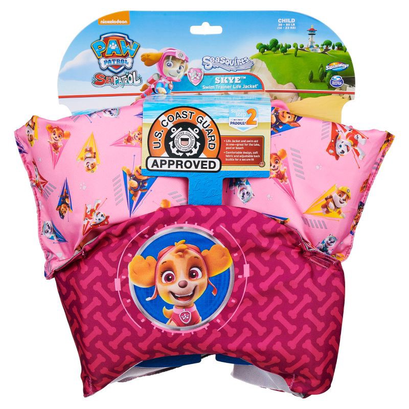 slide 3 of 3, Swimways Skye PAW Patrol Swim Trainer Life Jacket Vest - Skye, 1 ct