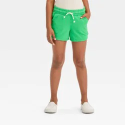 Girls' Knitted Pull-On Shorts - Cat & Jack™ Jade Green S