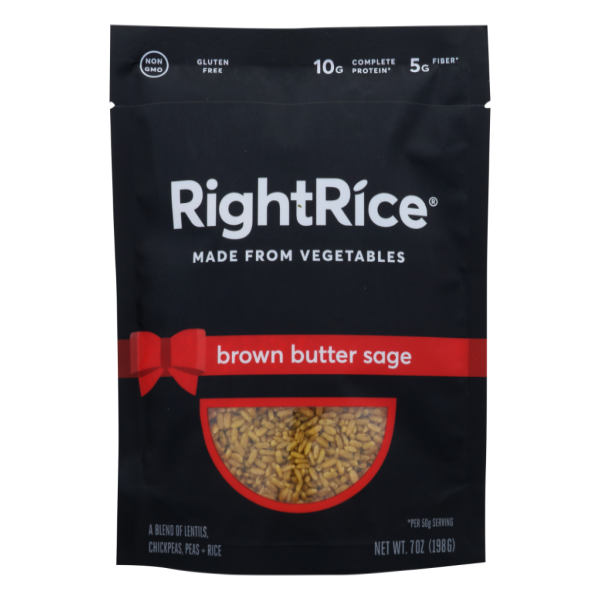 slide 1 of 1, RightRice Brown Butter Sage Rice, 1 ct
