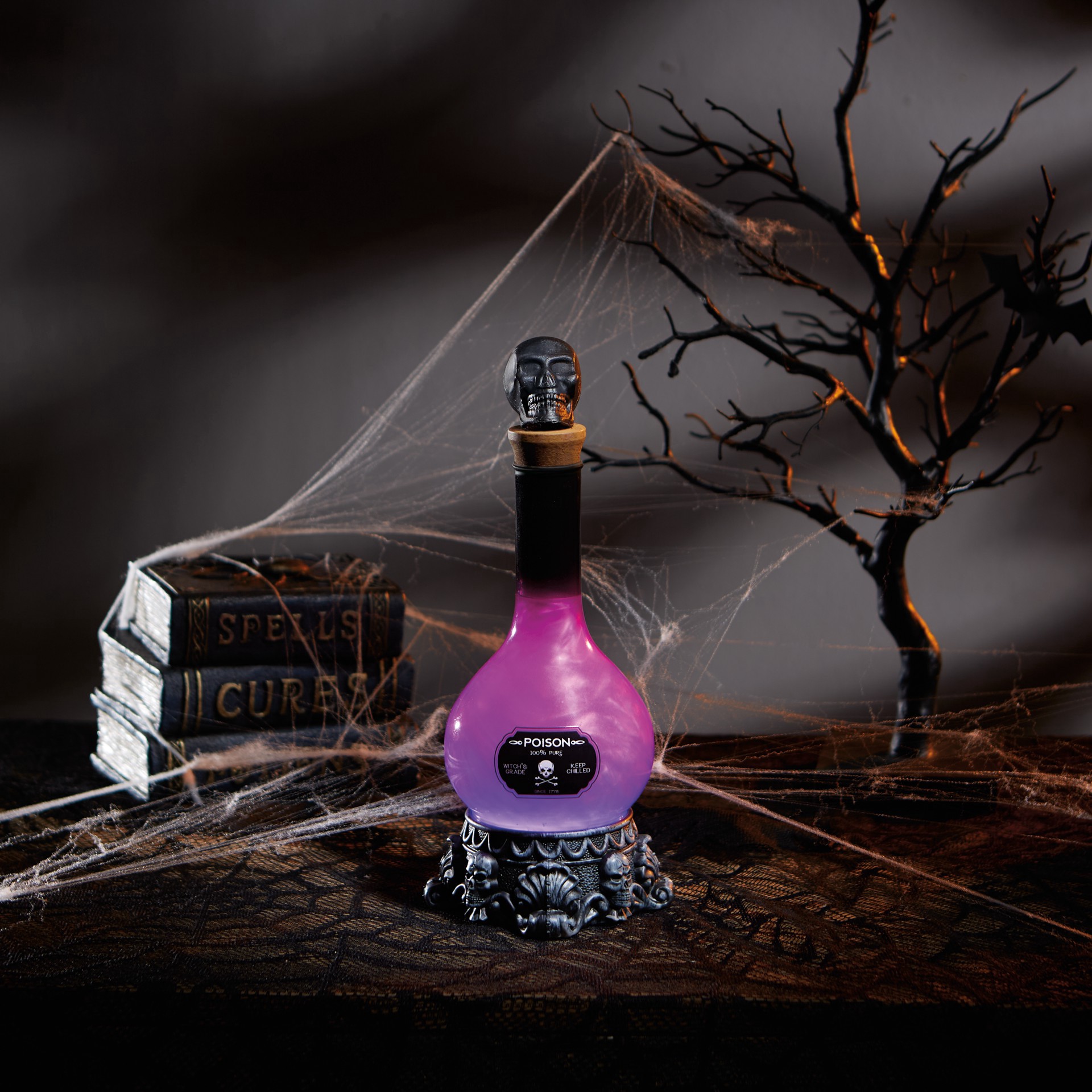 slide 3 of 4, 12" Lighted Potion Bottle By Ashland, 12 in