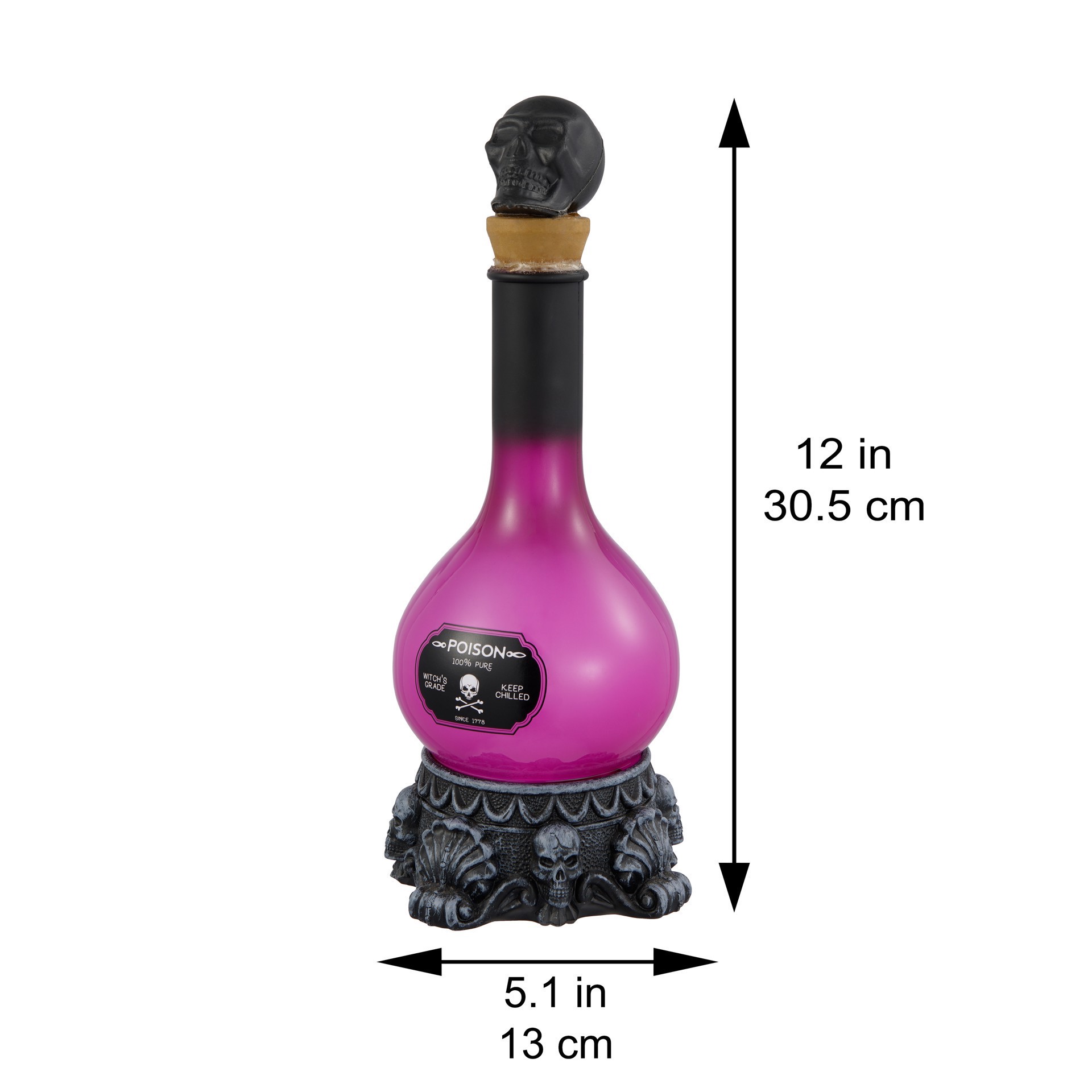 slide 4 of 4, 12" Lighted Potion Bottle By Ashland, 12 in