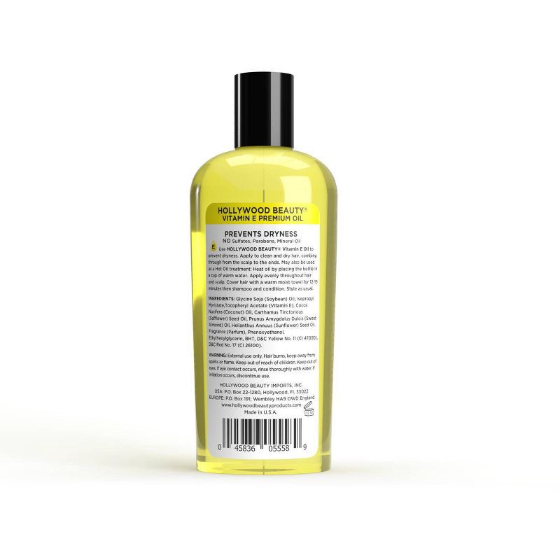 slide 2 of 4, Hollywood Beauty Vitamin E Hair, Scalp and Skin Oil - 8 fl oz, 8 fl oz