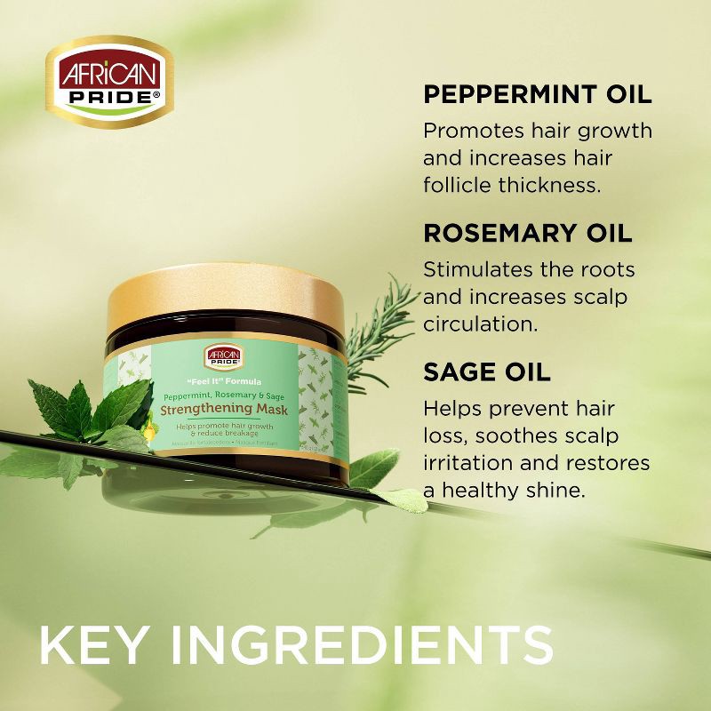 slide 6 of 6, African Pride Feel It Formula Strengthening Mask Hair Treatment - 12oz, 12 oz