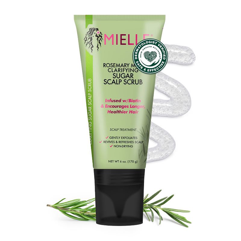 slide 8 of 9, Mielle Organics Rosemary Mint Clarifying Sugar Scalp Scrub - 6oz, 6 oz