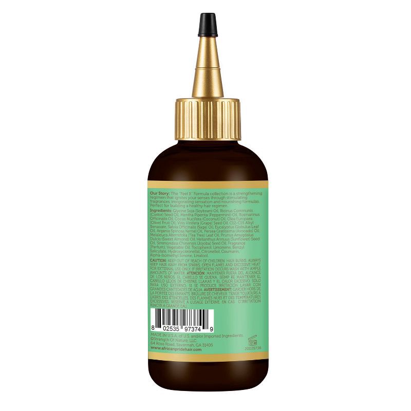 slide 3 of 6, African Pride Feel It Formula Strengthening Oil Hair Treatment - 4 fl oz, 4 fl oz