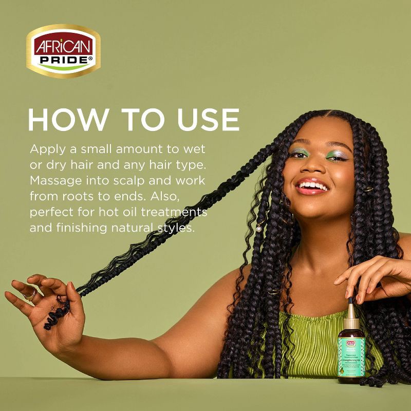 slide 5 of 6, African Pride Feel It Formula Strengthening Oil Hair Treatment - 4 fl oz, 4 fl oz
