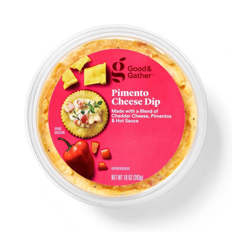 slide 1 of 4, Pimento Cheese Dip - 10oz - Good & Gather™, 10 oz