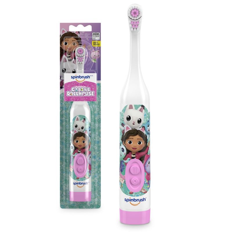 slide 2 of 10, Spinbrush Kids' Gabby's Dollhouse Electric Toothbrush, 1 ct