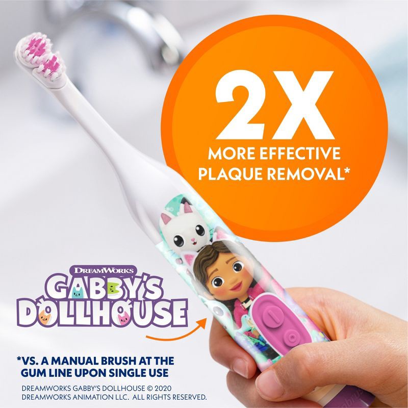 slide 5 of 10, Spinbrush Kids' Gabby's Dollhouse Electric Toothbrush, 1 ct