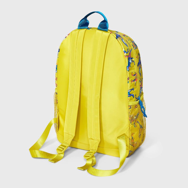 slide 2 of 4, Kids' Backpack with Quilted Dinosaurs - Cat & Jack™ Yellow, 1 ct