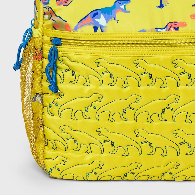 slide 4 of 4, Kids' Backpack with Quilted Dinosaurs - Cat & Jack™ Yellow, 1 ct