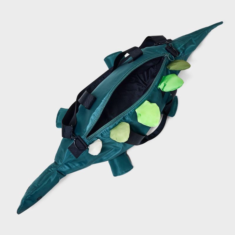slide 3 of 4, Boys' Dinosaur Duffel Bag - Cat & Jack™ Green: Lightweight Carry On Luggage, 1 ct