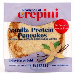 Crepini Ready to Eat 20g Protein Vanilla Pancakes