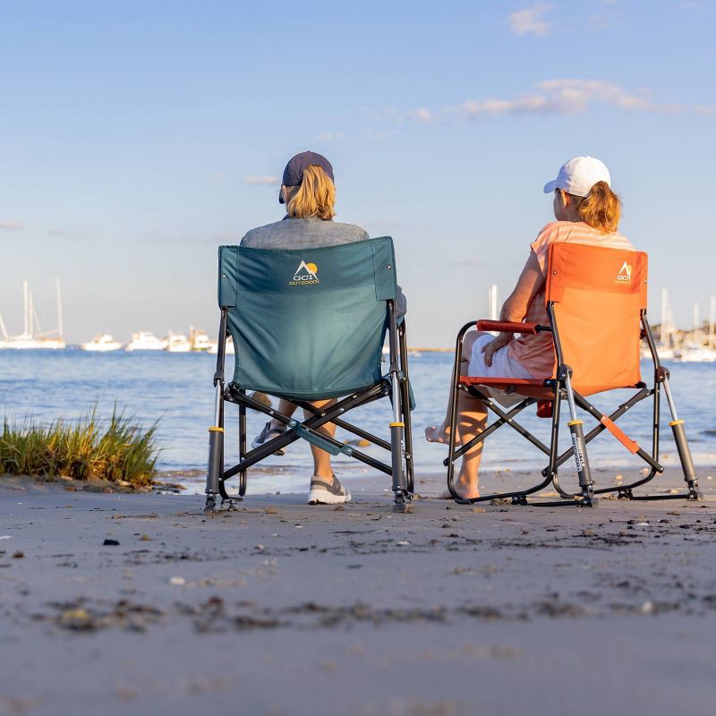 slide 11 of 14, GCI Outdoor Freestyle Rocker Portable Rocking Camping Chair - Terracotta, 1 ct