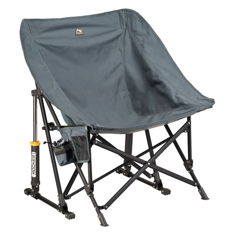 slide 1 of 14, GCI Outdoor Pod Rocker Foldable Rocking Camp Chair - Charcoal, 1 ct