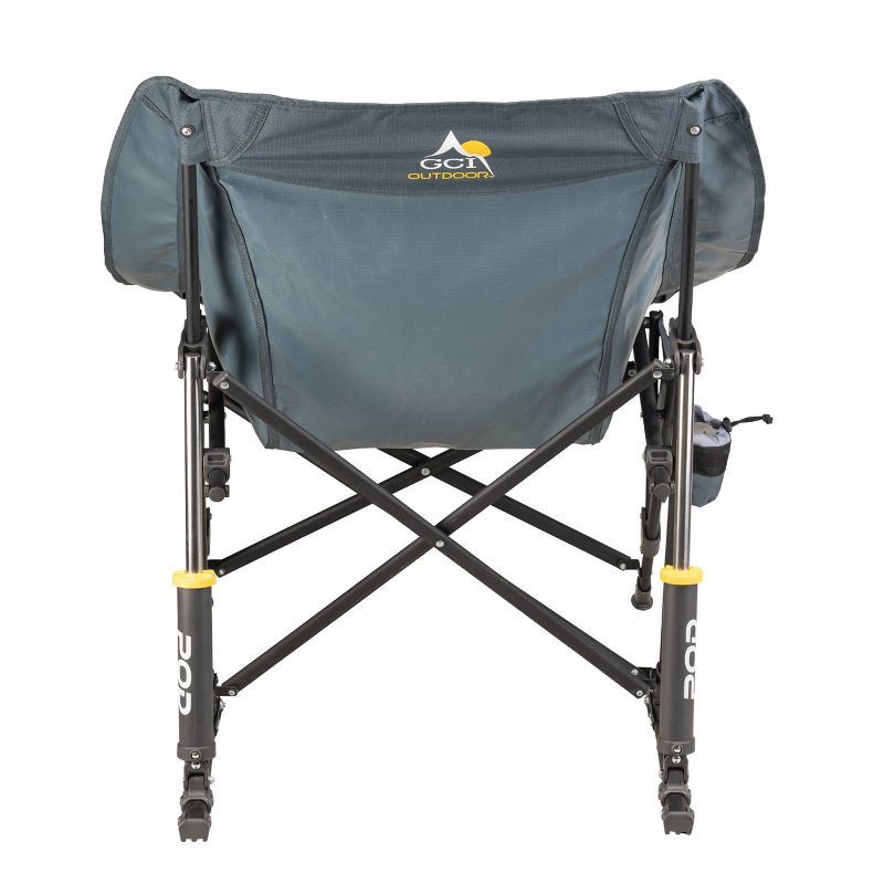 slide 6 of 14, GCI Outdoor Pod Rocker Foldable Rocking Camp Chair - Charcoal, 1 ct