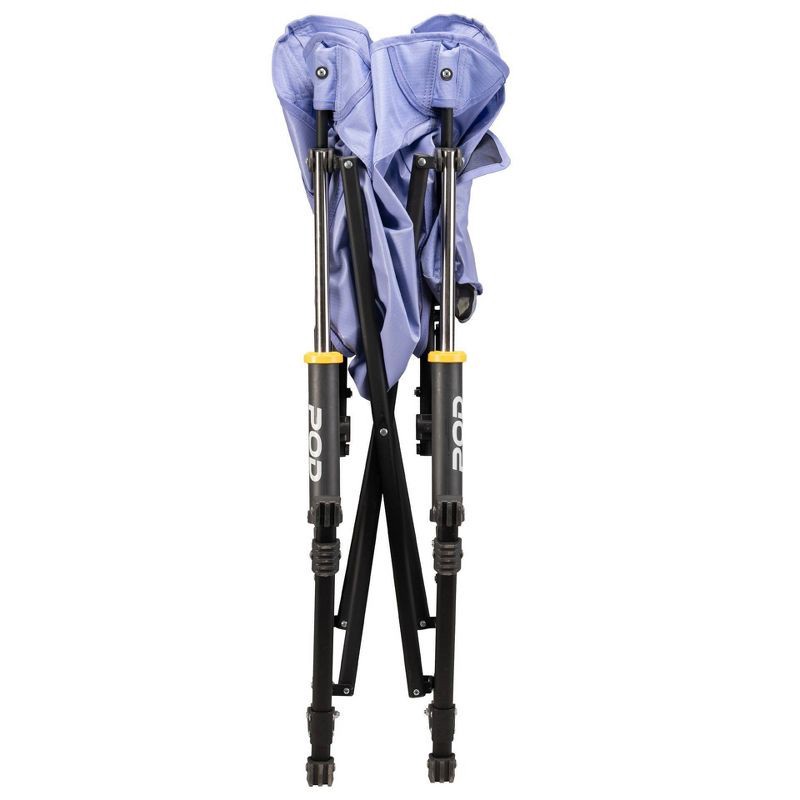 slide 7 of 14, GCI Outdoor Pod Rocker Foldable Rocking Camp Chair - Lavender: Portable Steel Frame & Armrests, 1 ct