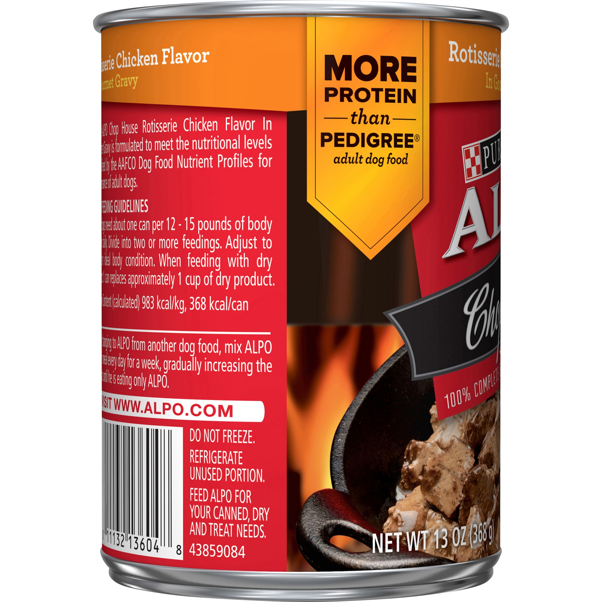 slide 6 of 7, ALPO Purina ALPO Dog Food Chop House Rotisserie Chicken, 13 oz